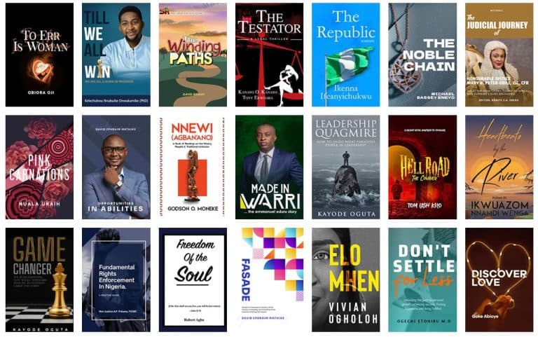 Book Cover Designs Portfolio Grid